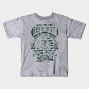 Firefighter Dept Kids T-Shirt